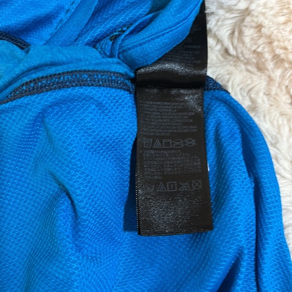 THE NORTH FACE MEN’S Mountain Athletic SHIRT FLASHDRY BLUE SHORT SLEEVE Size L/G - Picture 7 of 8